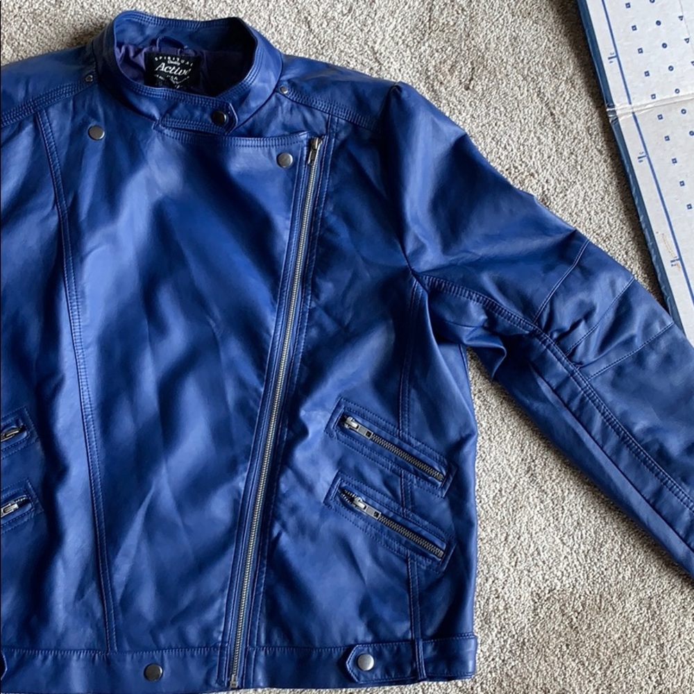 Active Pu Leather Jacket - image 7